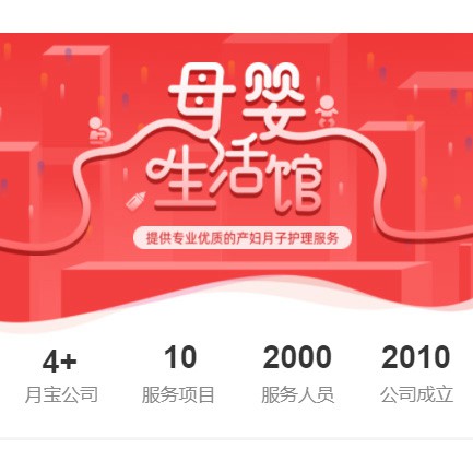 连山母婴生活馆小程序开发